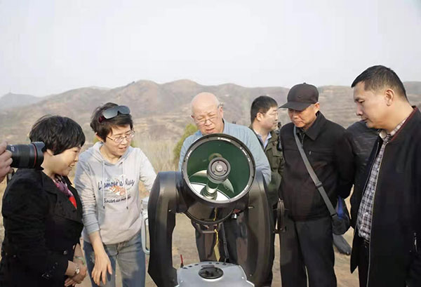 协会组织观测梅西耶天体活动在赞皇白草坪水库进行(图4)